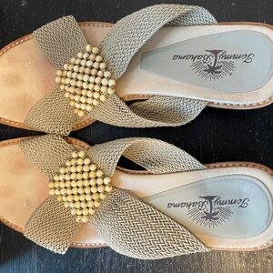 Tommy Bahama Women's Tan Sandals
